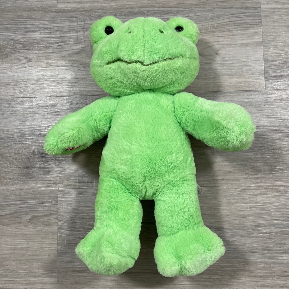 Build A Bear Kids Frog Plush Stuff Animal Green